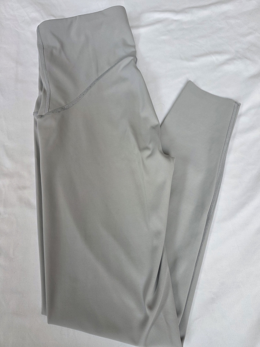 * SPANX Light Gray Sculpting Leggings‎ High Waist Yoga Workout Medium - Picture 7 of 9